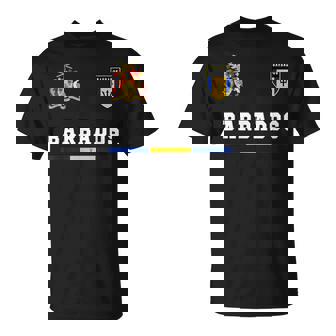 Barbados SportSoccer Jersey Flag Football T-Shirt - Thegiftio