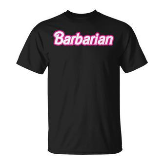 Barbarian Pink Retro T-Shirt - Monsterry AU