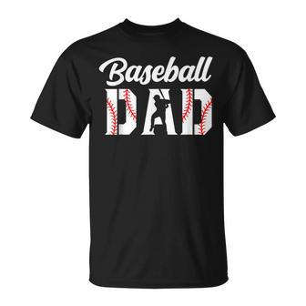Baseball Dad Apparel Dad Baseball T-Shirt - Seseable