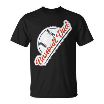 Baseball Dad Daddy Father's Day T-Shirt - Seseable