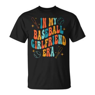In My Baseball Girlfriend Era Baseball Girlfriend On Back T-Shirt | Mazezy