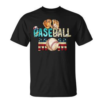 Baseball Mom Travel Ball Mother Glove Hat Phone Cover T-Shirt - Monsterry UK