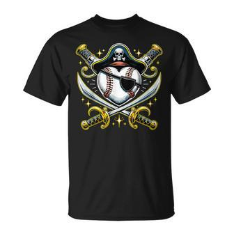 Baseball Pirate T-Shirt - Monsterry AU