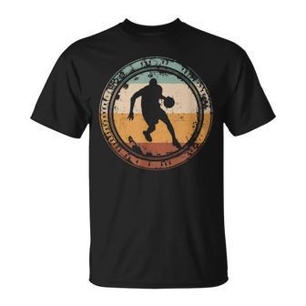 Basketball Player Vintage T-Shirt - Seseable