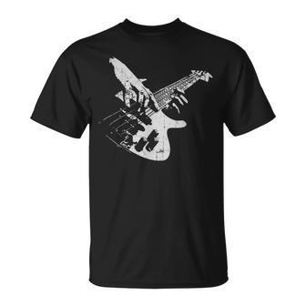 Bass Guitar Vintage For Bassist T-Shirt - Seseable