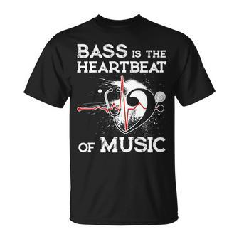 Bass Is The Heartbeat T-Shirt | Mazezy