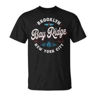 Bay Ridge Brooklyn New York Retro Vintage Graphic T-Shirt - Monsterry CA