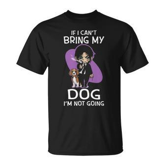 Beagle If I Can't Bring My Dog I'm Not Going T-Shirt | Mazezy