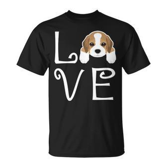 Beagle Love Dog Owner Beagle Puppy T-Shirt | Mazezy