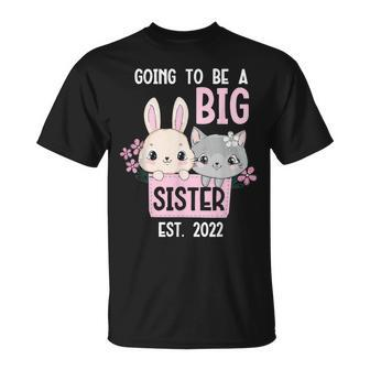 Become Big Sister Cute Bunny 2022 T-Shirt - Monsterry DE