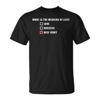 Beef Jerky Is Always The Answer Beef Jerky Lovers T-Shirt - Monsterry CA
