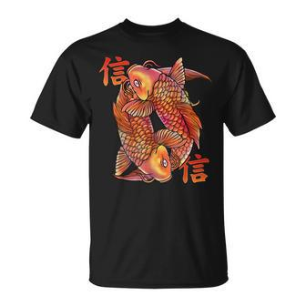 Believe Koi Japanese Nishikigoi Fish Butterfly Carp T-Shirt - Thegiftio UK