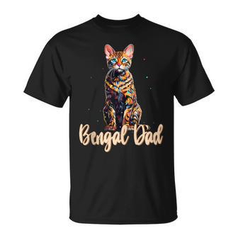 Bengal Katzen-Papa Cat Dad Daddy Father Haustiere Familie T-Shirt - Geschenkecke