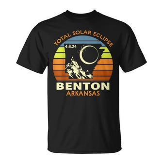 Benton Arkansas Total Solar Eclipse 2024 T-Shirt - Thegiftio UK