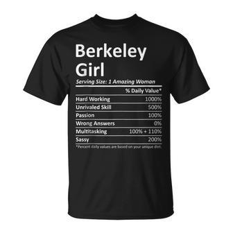 Berkeley Girl Ca California City Home Roots Usa T-Shirt - Monsterry