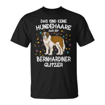 Bernard Glitter Dog Holder Dog T-Shirt - Seseable