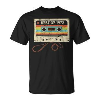 Best Of 1972 Vintage 52 Year Old 52Nd Birthday T-Shirt - Thegiftio UK