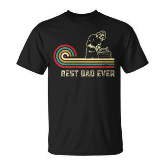 Best Dad Ever Blacksmith Dad Retro Blacksmithing Metalworker T-Shirt - Monsterry AU