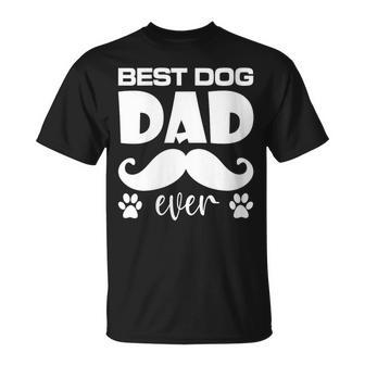 Best Dog Dad Ever Dog Daddy Fathers Day T-Shirt - Thegiftio UK