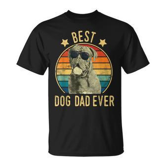 Best Dog Dad Ever Dogues De Bordeaux Father's Day T-Shirt - Monsterry