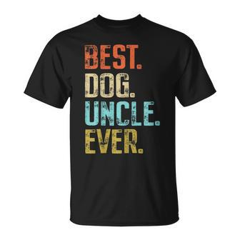 Best Dog Uncle Ever Vintage Dog Lover T-Shirt - Monsterry UK