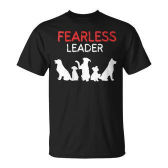 Best Dog Walker Dog Lover Dog Parent Alpha Fearless Leader T-Shirt - Monsterry UK