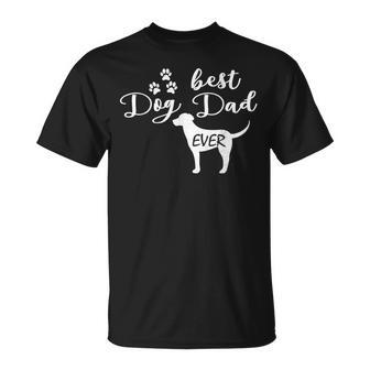 Best Dogs Dad Dog Owner Dog T-Shirt - Seseable