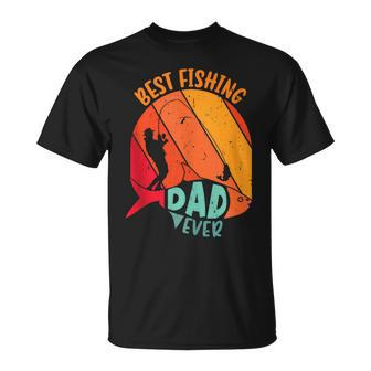 Best Fishing Dad Ever Fathers Day Dad Fishing 2024 T-Shirt - Thegiftio UK