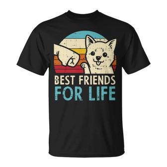 Best Friends For Life Chihuahua Fist Bump Chiwawa Dog T-Shirt | Mazezy