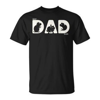 Best Guinea Pig Dad Ever Fathers Day Guinea Pig T-Shirt - Monsterry