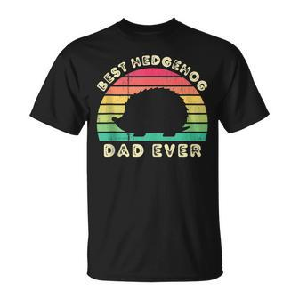 Best Hedgehog Dad Ever For Fathers Day T-Shirt - Monsterry UK