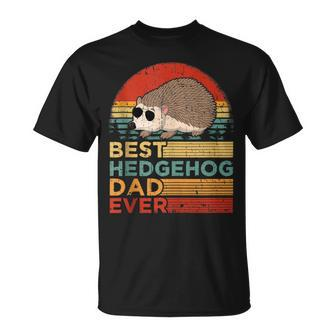 Best Hedgehog Dad Ever Vintage Hedgehog Father's Day T-Shirt - Monsterry