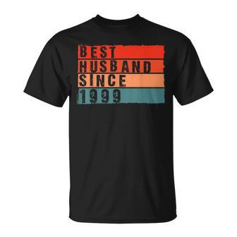 Best Husband Since 1999 Epic Couple 25Th Wedding Anniversary T-Shirt - Monsterry UK
