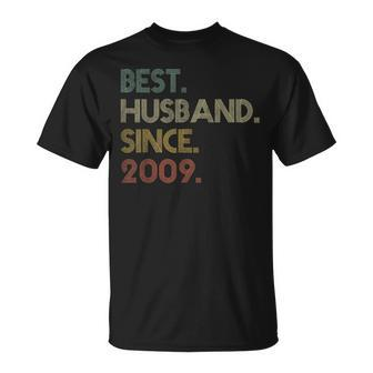 Best Husband Since 2009 Epic Couple 15Th Wedding Anniversary T-Shirt - Monsterry DE