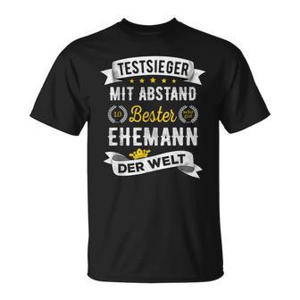 Best Husband Der Welt Test Winner Slogan T-Shirt - Seseable