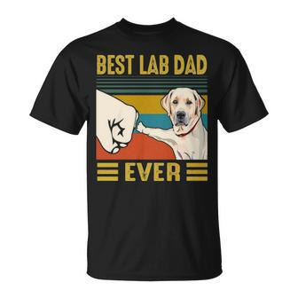 Best Lab Dad Labrador Retriver Dog T-Shirt | Mazezy
