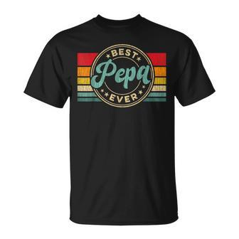 Best Pepa Ever Vintage Retro Father's Day T-Shirt - Monsterry DE