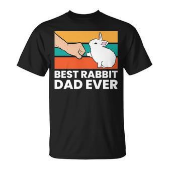 Best Rabbit Dad Ever Dad Rabbit T-Shirt | Mazezy
