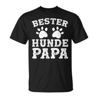 Bester Hunde Papa Lustigateratertag Geschenk Herren T-Shirt - Geschenkecke