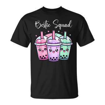 Bestie Squad Twin Day For Girls Bff Boba Tea Best Friend T-Shirt | Mazezy DE
