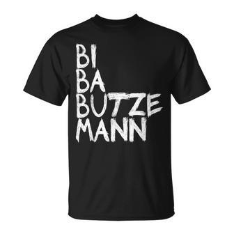 Biba Butzemann Schwarzes T-Shirt, Graffiti-Schrift Design - Seseable