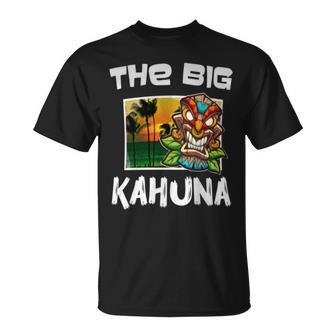 The Big Kahuna Tiki Bar Retro Vibes Aloha Hawaii Father T-Shirt - Monsterry