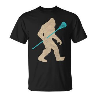 Bigfoot Lacrosse Stick Vintage Lax T-Shirt - Monsterry DE
