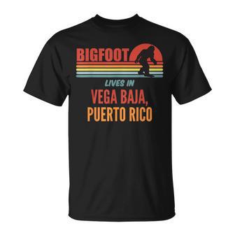 Bigfoot Sighting In Vega Baja Puerto Rico T-Shirt - Monsterry CA