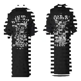 Biker Dad Motorcycle Father Rider Biker Dad Father's Day T-Shirt - Thegiftio