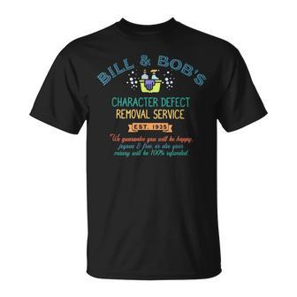 Bill & Bob's Character Defect Removal Service Vintage T-Shirt - Monsterry AU
