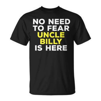 Billy Uncle Family Graphic Name T-Shirt - Seseable