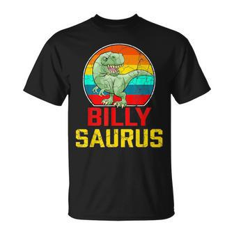 Billy Saurus Family Reunion Last Name Team Custom T-Shirt - Seseable