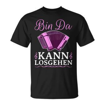 Bin Da Kann Losgehen Styrian Harmonica Squeeze S T-Shirt - Geschenkecke