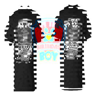 Im The Birthday Boy Dog Paw Family Matching T-Shirt | Mazezy
